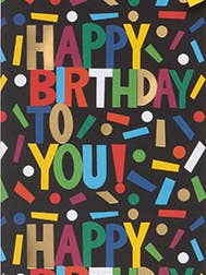 Feliz Aniversário para Ti Saco de Garrafa Cinzento por atacado de Ballyhoo