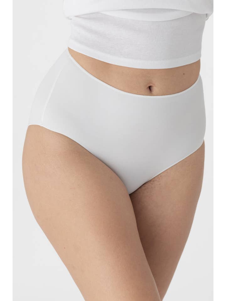 Maison Lejaby – Großhandel Unterwäsche – Damen – Maison Lejaby Unsichtbare weiße High-Waist-Höschen3