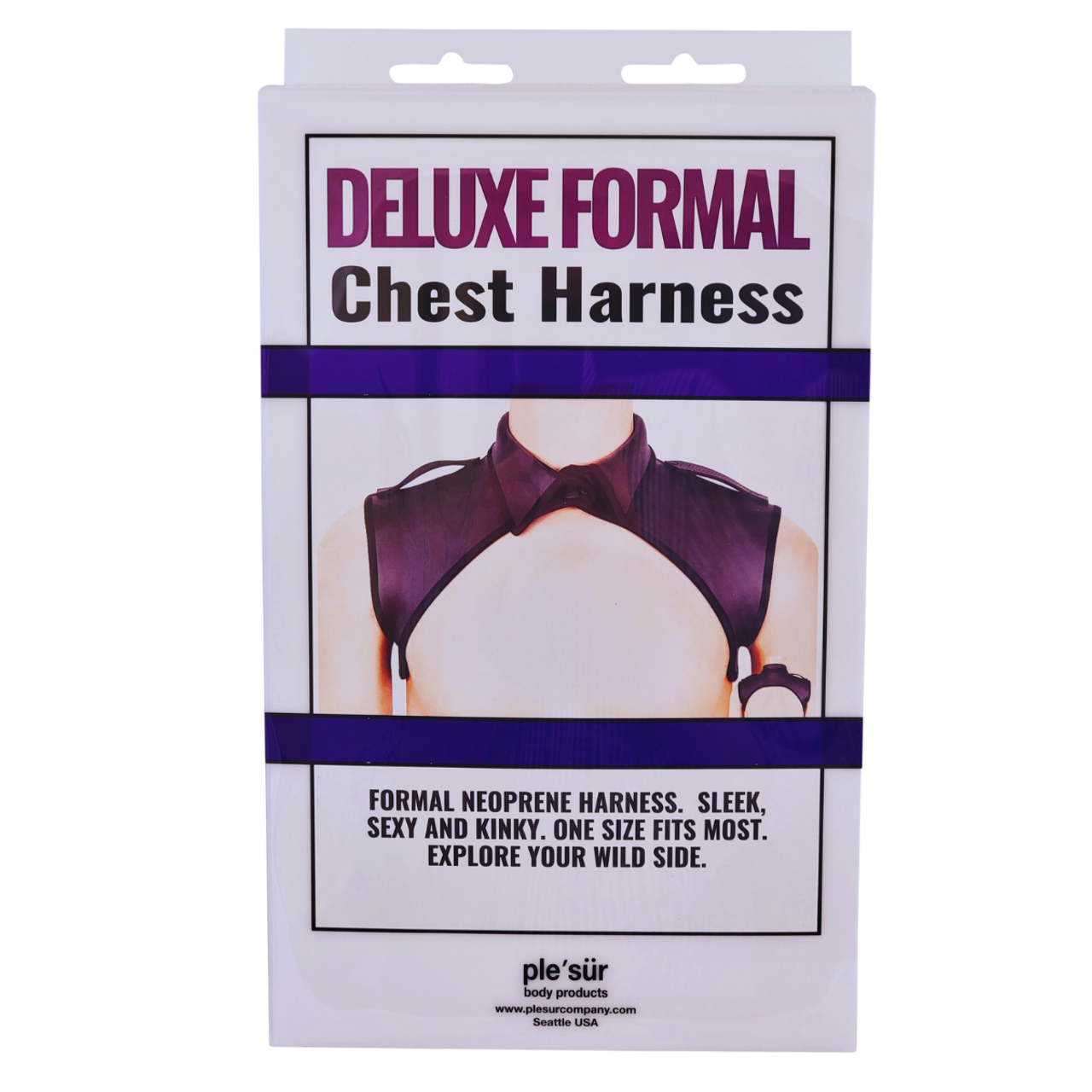 Plesur Body Products - Wholesale Sex Toy - Men's Deluxe Neoprene Harness6