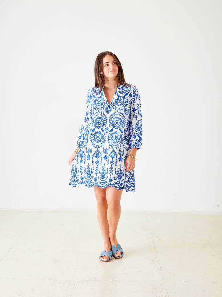 Edie Embroidered Tunic Dress for wholesale by MERSEA