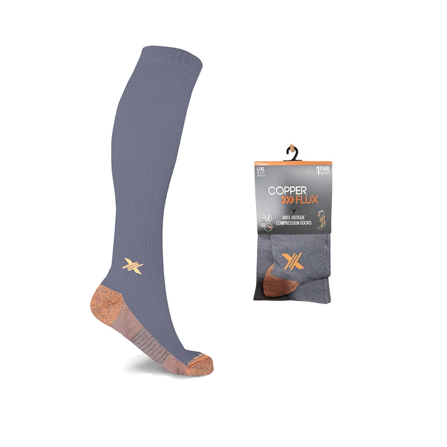 The American Gift Company (TAGCO) - Wholesale Socks - Unisex - Copper Infused High Performance Compression Socks (1-Pair)0