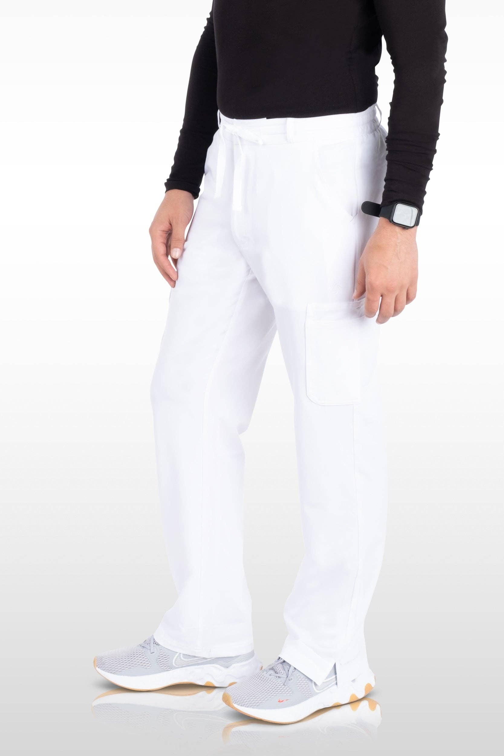 Aura Naturale – Engroshandel Sygeplejeruniform – til mænd – Java Herre French-Fly Scrubs Bukser med 9 lommer (96001)16