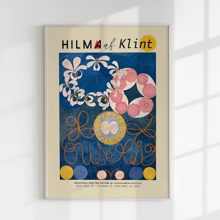 Cartel de la Exposición de Hilma Af Klint Los Diez Mayores Nº 1 para venta al por mayor de Patroa Studio