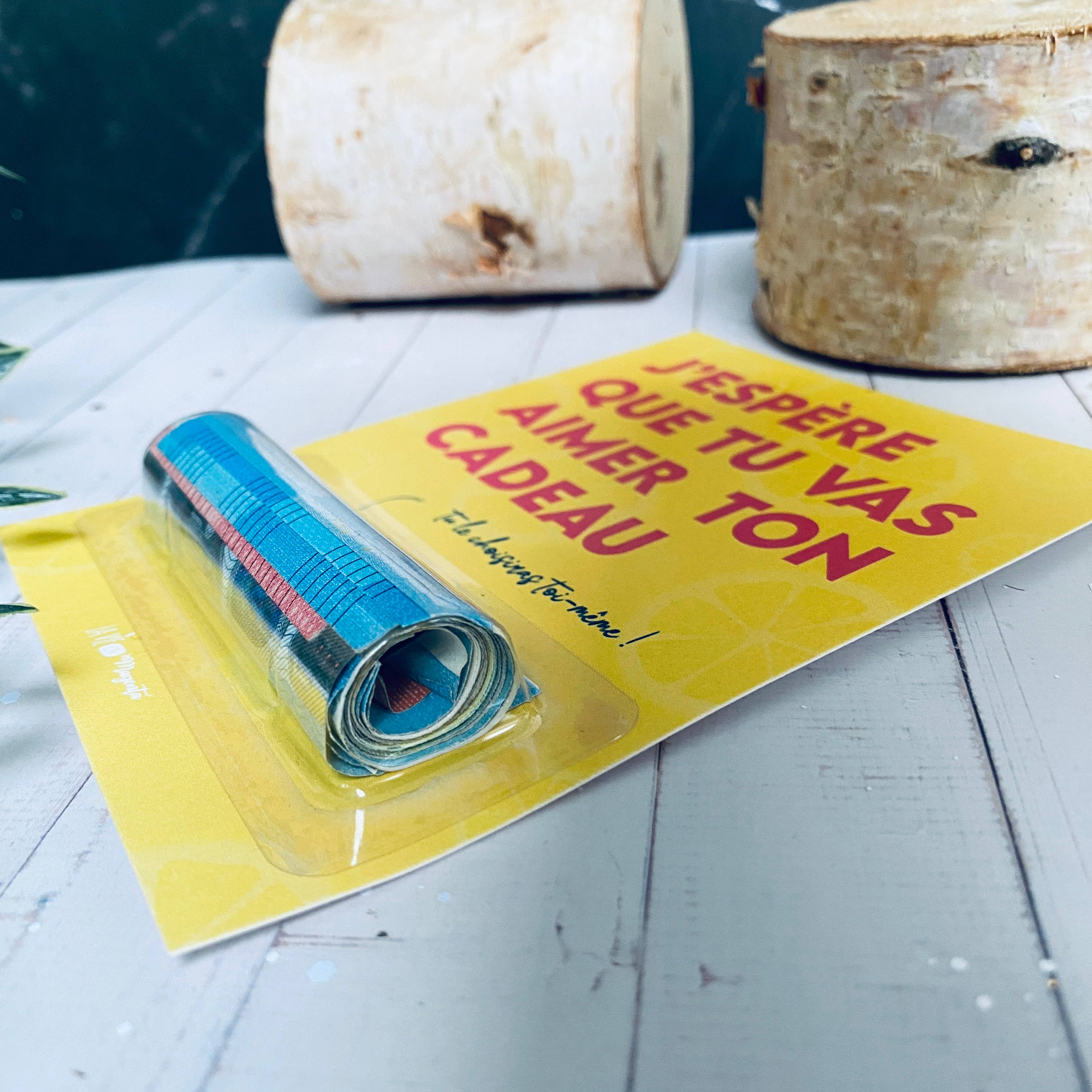 La vie en magenta – Großhandel Briefpapier-/Postkarten-Set – Originalkarte mit Fach für Tickets - dein Geschenk lieben3