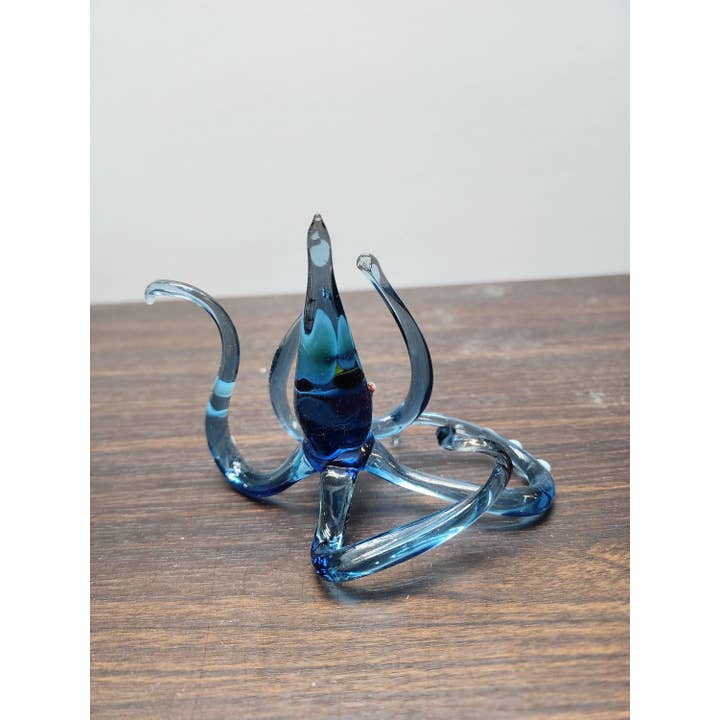 Glass by Iness - Wholesale Decorative Figurine - Naturally Colored Glass Figurine - Handcrafted - Octopus Design6