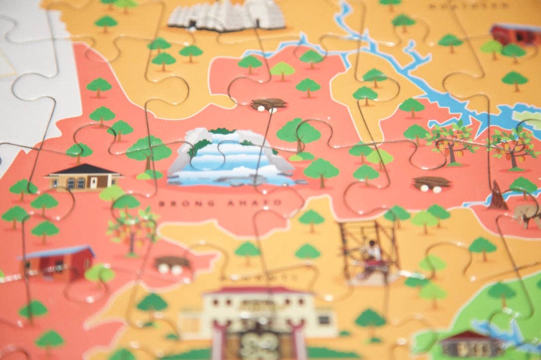 Very Puzzled – wholesale Puzzle – Child – Ghana Map Jigsaw Puzzle7