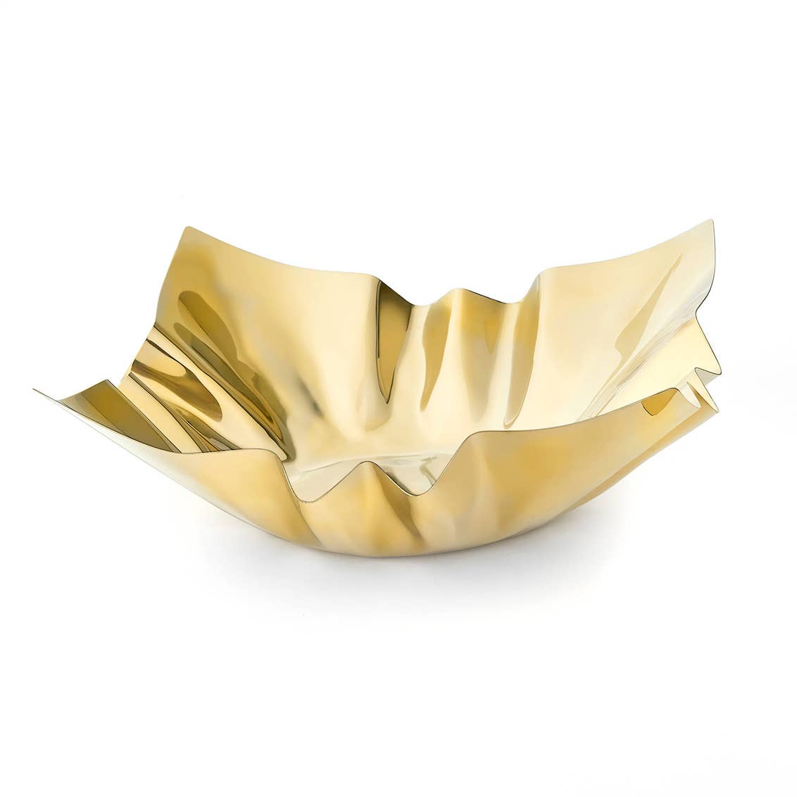 Godinger – wholesale Skål – Cerro Stor Fyrkantig Guldskål1