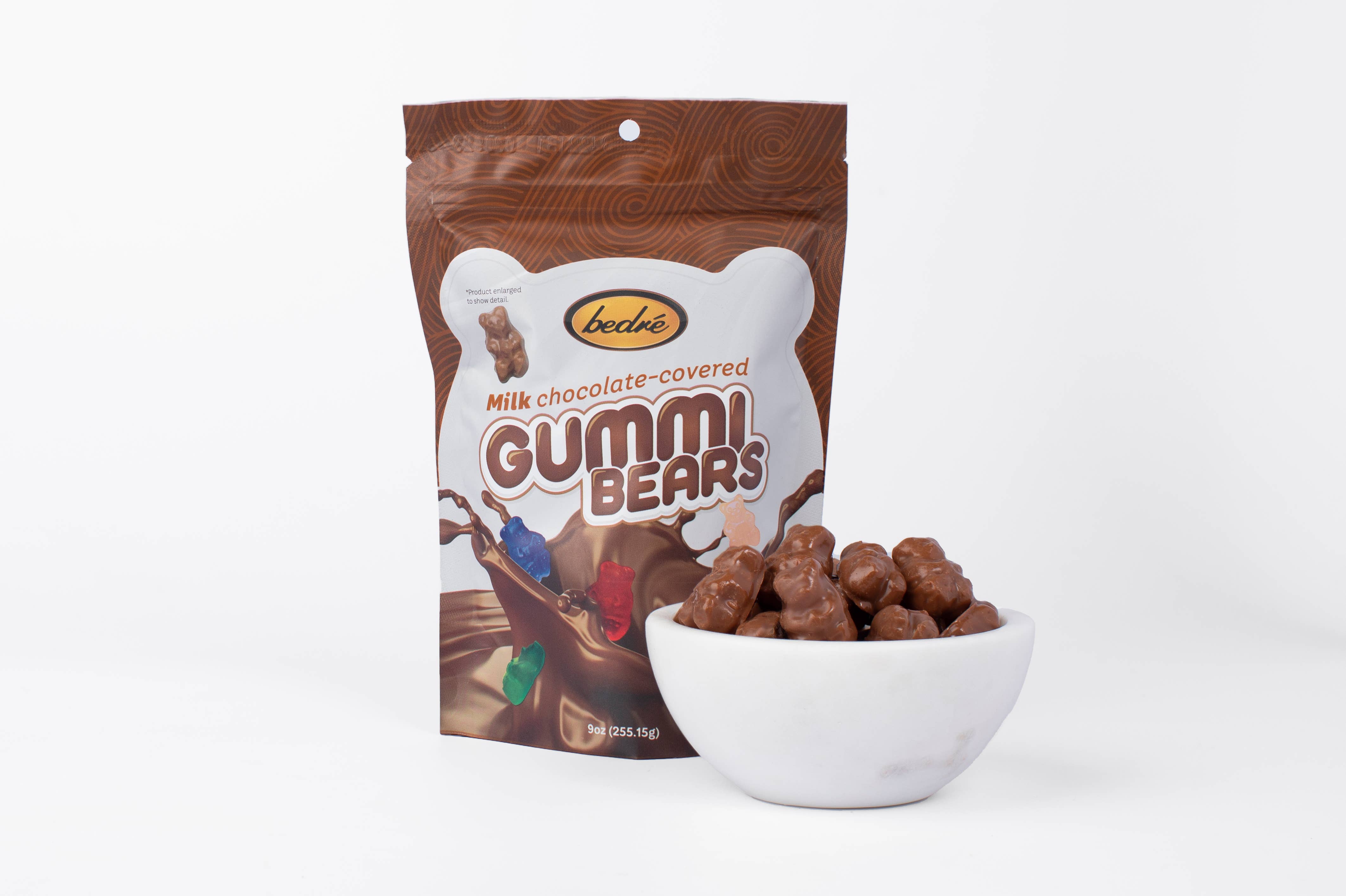 Bedré Fine Chocolate - Wholesale Chocolate Covered Sweets - Milk Chocolate-Covered Gummi Bears2