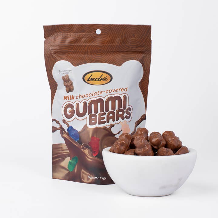Bedré Fine Chocolate - Wholesale Chocolate Covered Sweets - Milk Chocolate-Covered Gummi Bears2