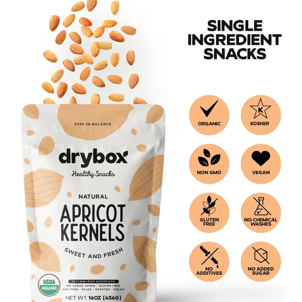 Biggbrands GmbH - Wholesale Fruit Snacks - Drybox Sweet apricot kernel - doypack (456gr) 16OZ2