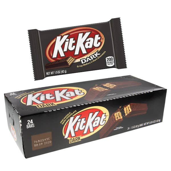 Kelli's - Wholesale Chocolate Bar - Kit Kat Dark Chocolate Candy Bar0