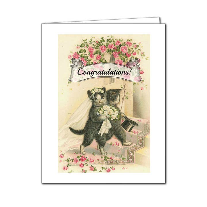 Ümlaut Brooklyn - Wholesale Wedding Card - Wedding Cats - Wedding Card2