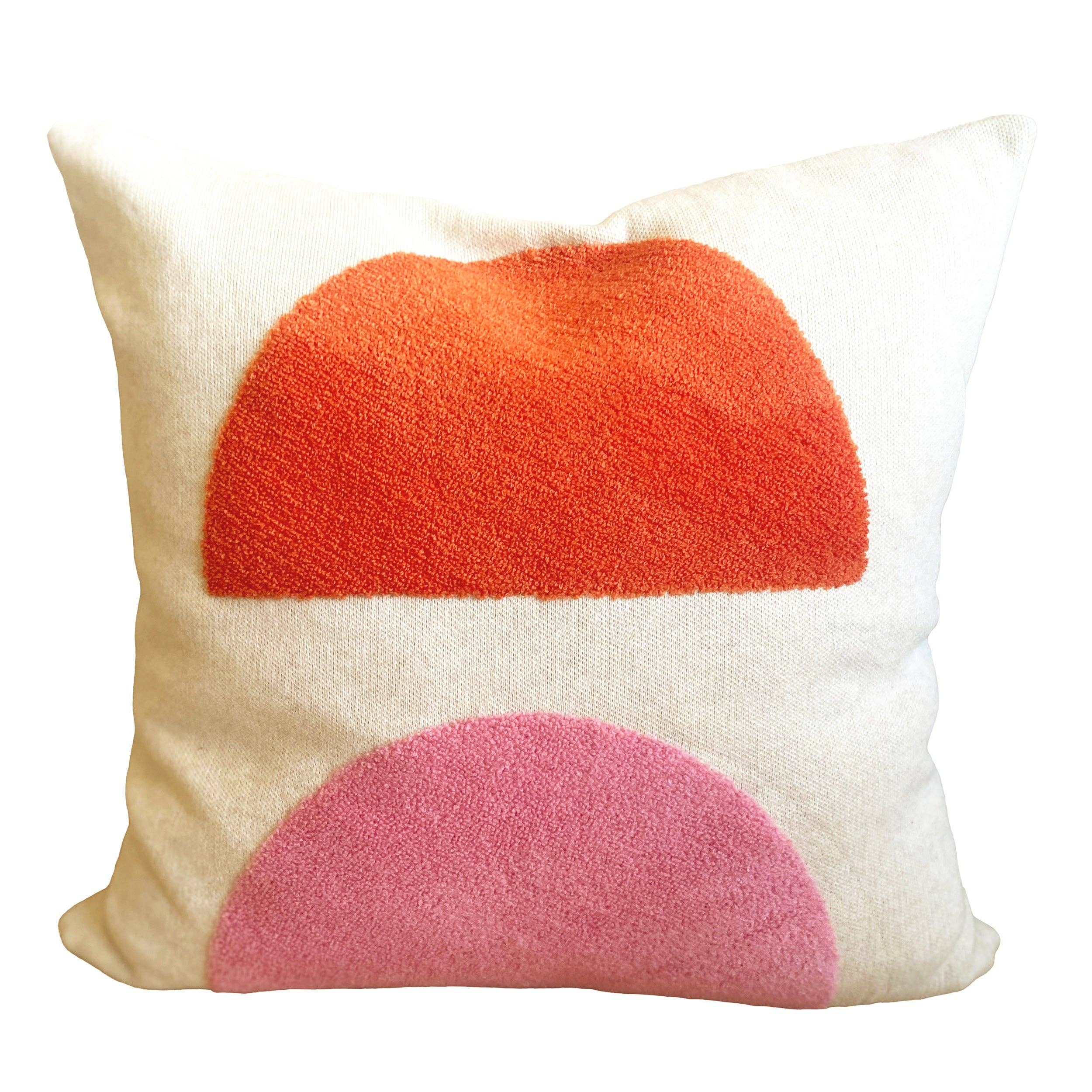 Funky Doris - Vendita all'ingrosso Fodera cuscino decorativo - Copricuscino Mona Rosa, Ricamo Punch Needle1