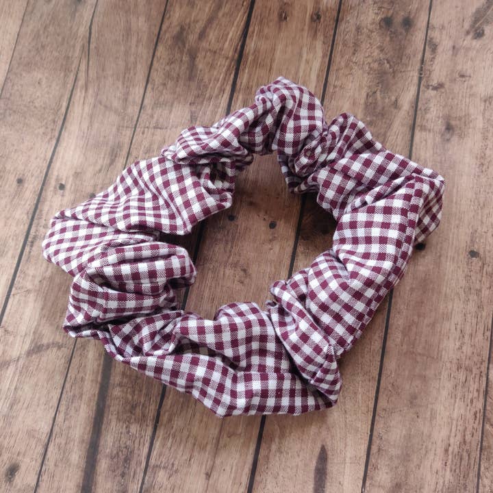 Maroon Zefyr Scrunchie for engroshandel hos 3d beauty brand