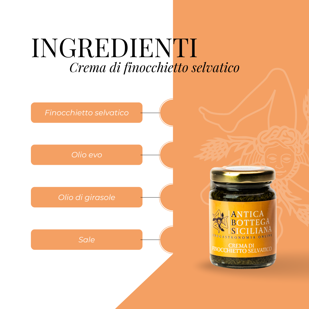 Antica Bottega Siciliana – wholesale Pesto – Wild fennel pesto - 90 g2