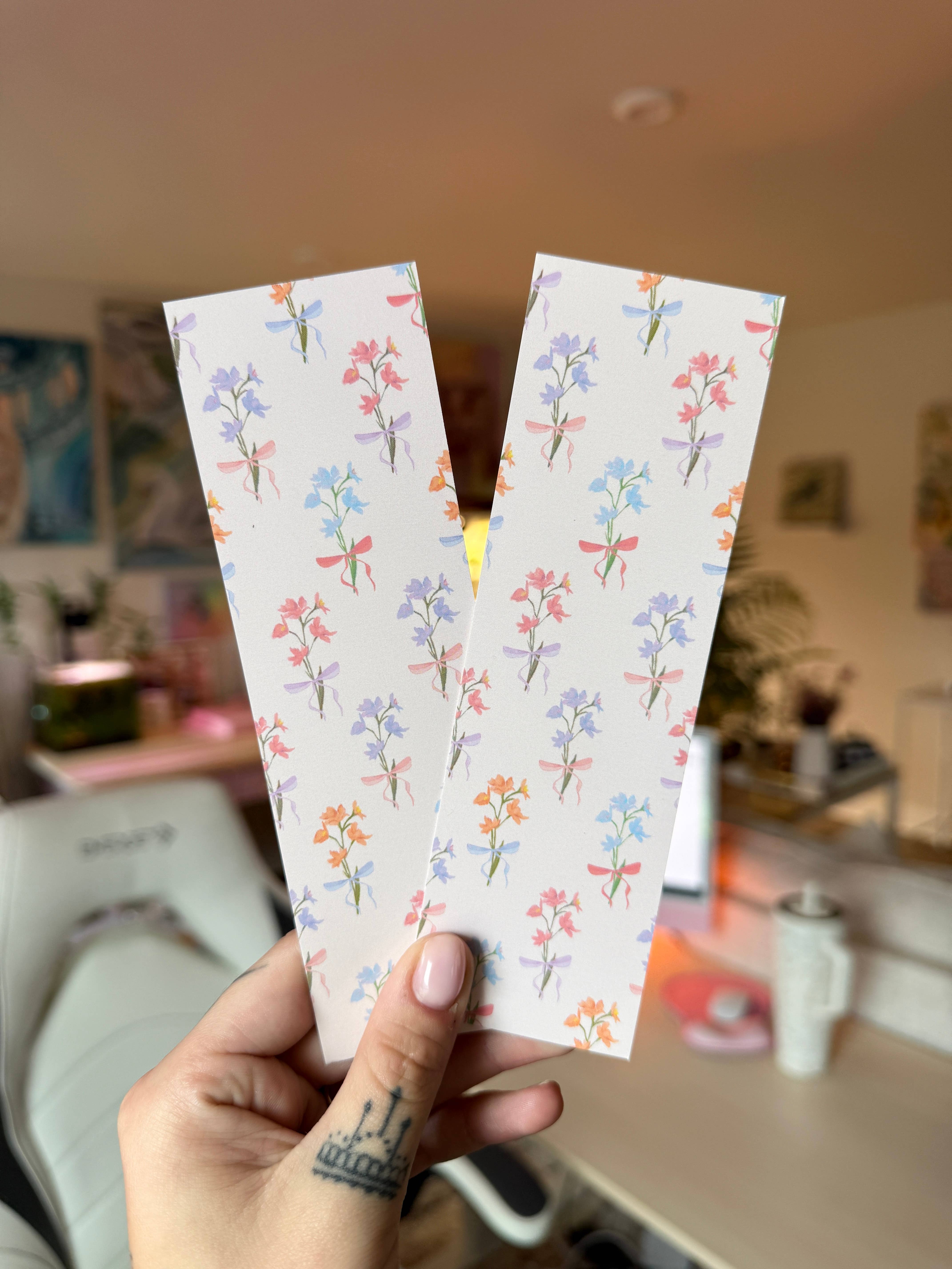 Jess Harris Art - Wholesale Bookmark - Floral Bouquet's Bookmark 1