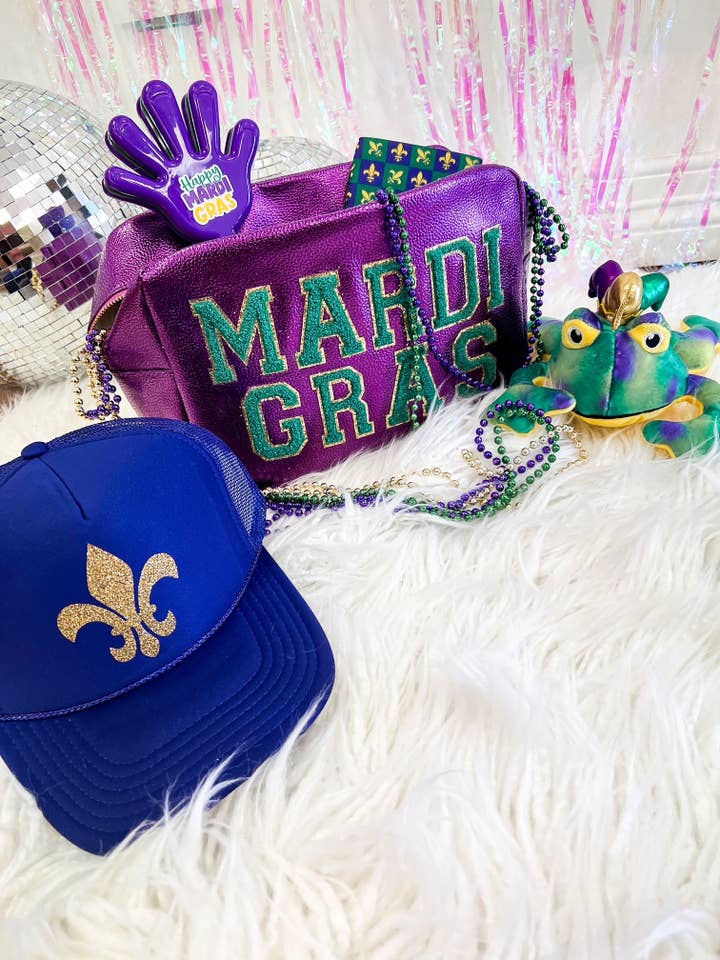 Borsa cosmetica Mardi Gras per la vendita all'ingrosso da parte di Hart and Hollow