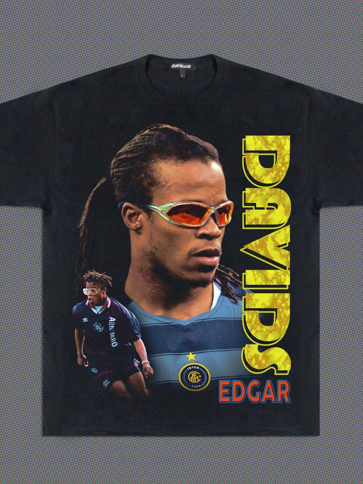 Zufällig - Vendita all'ingrosso Maglietta stampata - Unisex - Maglietta Edgar Davids