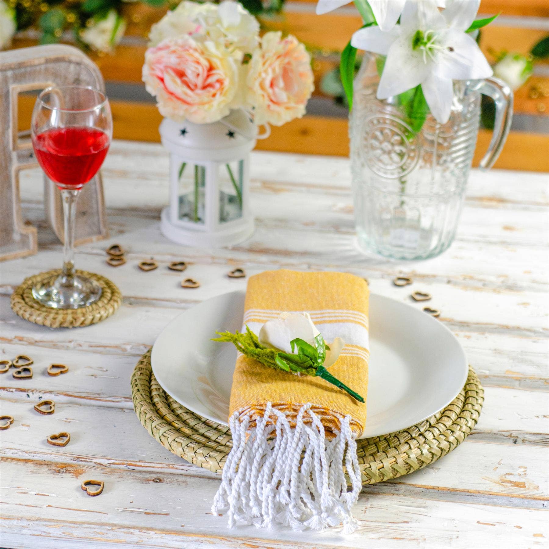 Rinkit Ltd – wholesale Placemat – Argon Tableware Handmade Palm Leaf Placemat4