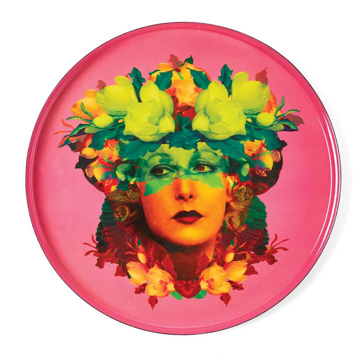 Bandeja redonda Rosana para venta al por mayor de Gangzaï Design