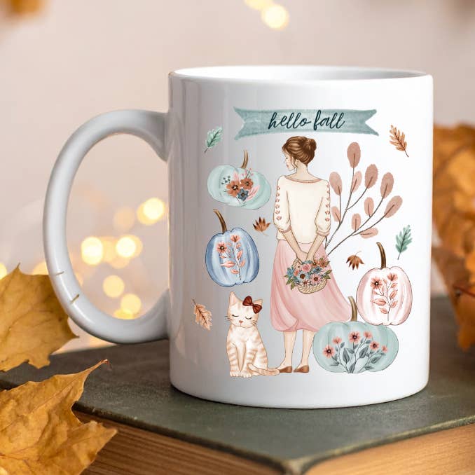 Efterårsdrømme keramikkrus for engroshandel hos Les Moonettes