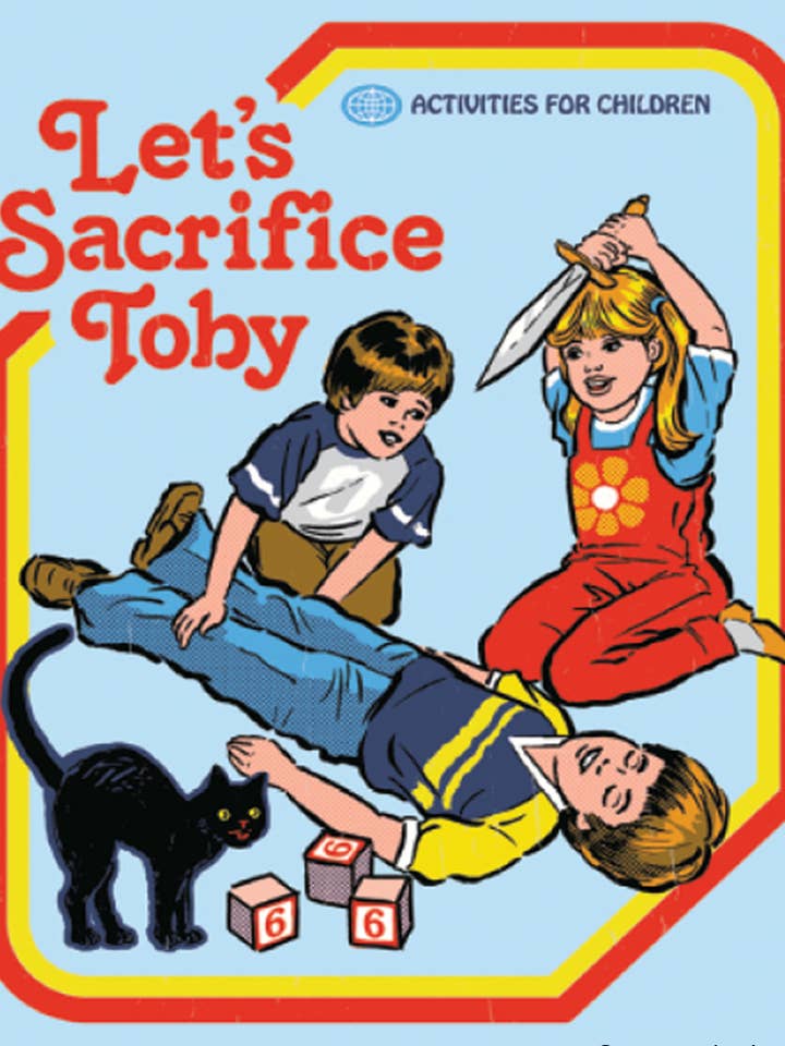Magnet-Let's sacrifice Toby for wholesale by Ephemera