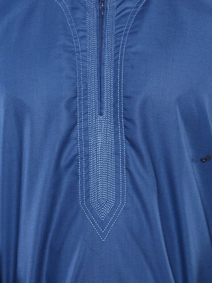 Infinity Leather (Upperclass Fashions Ltd) - Vente Peignoir – homme - Thobe pour homme islamique marocain et saoudien avec fermeture éclair – Robe kaftan arabe7