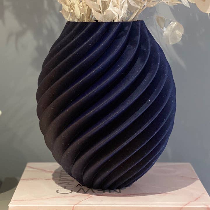 NewChapterNewHome - Venta al por mayor Floreros - Jarrón en espiral alto para decoración del hogar - regalo0