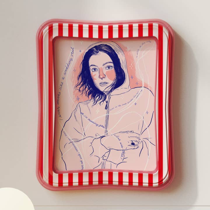 Lorde 'What Was That' A4 Art Print for wholesale by Spilt Milk Press