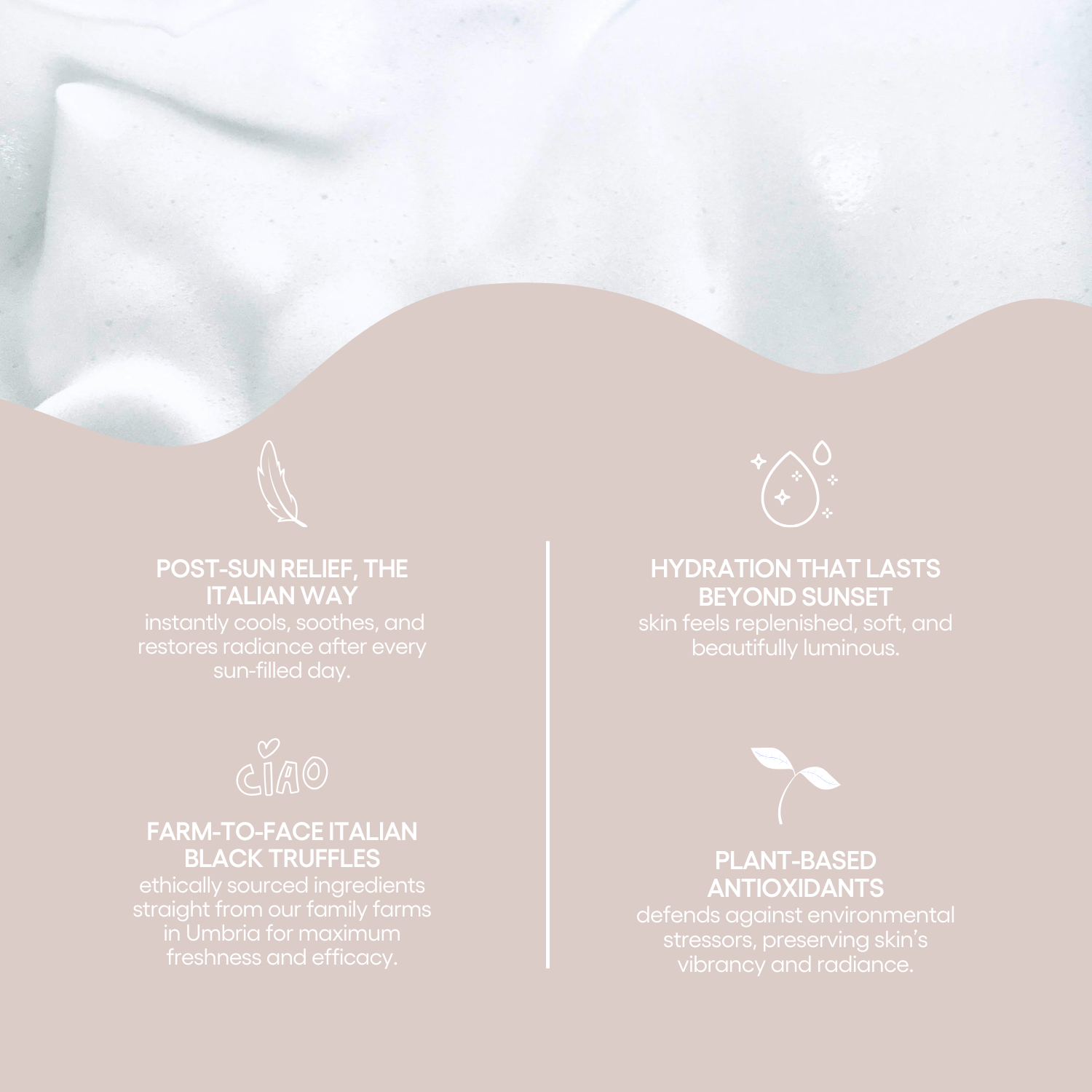 SKIN&CO Roma - Wholesale Aftersun/Sun Damage Repair Cream - BLUE IN CAPRI AFTER SUN POTION4