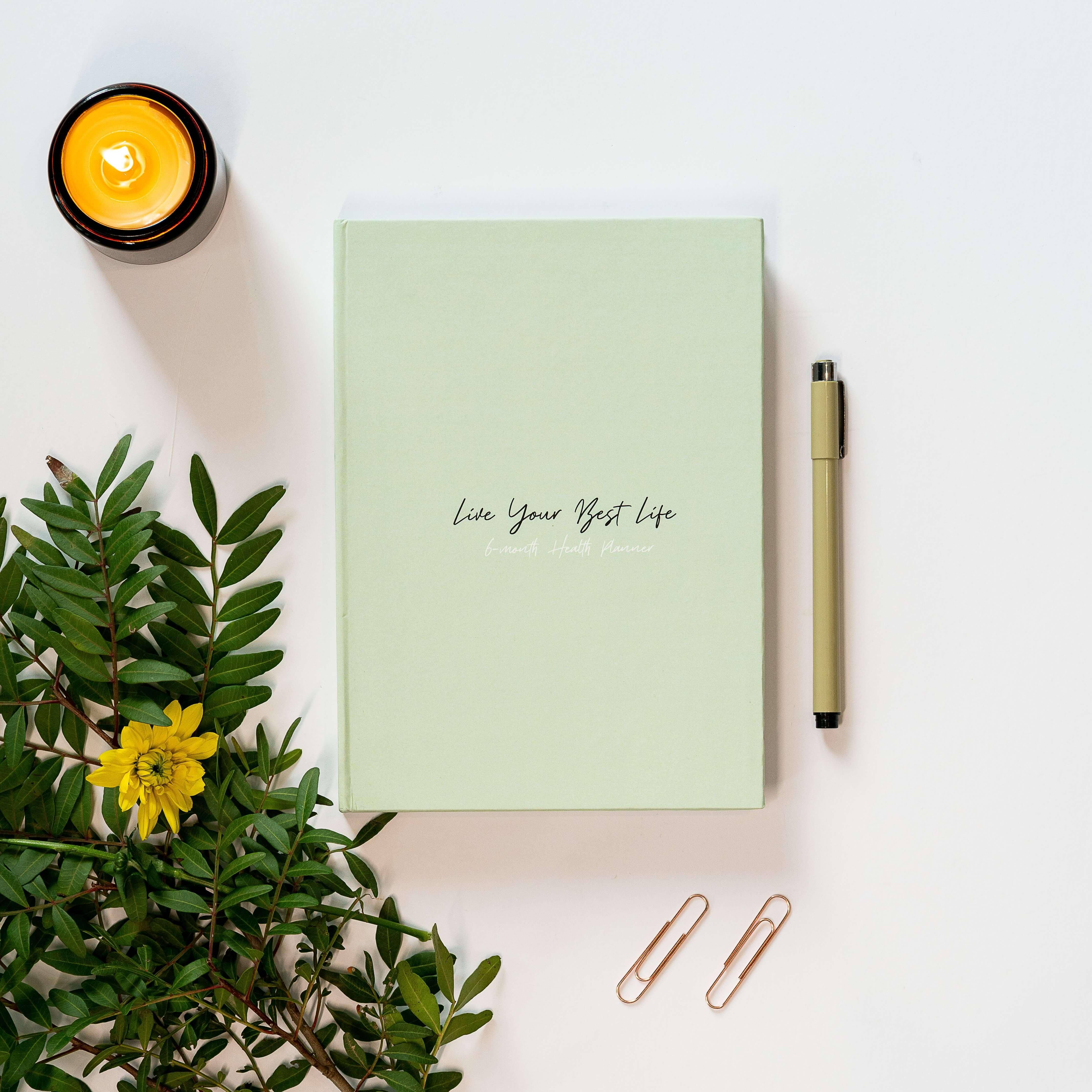 GirlGottaChange - Wholesale Planner - 'Live Your Best Life' 6-Month Undated Health & Fitness Planner0