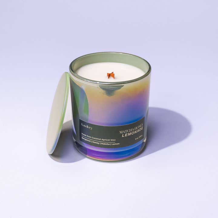 Matcha Honey Lemonade | BEST SELLER | 8 oz Candle for wholesale by Kandlery
