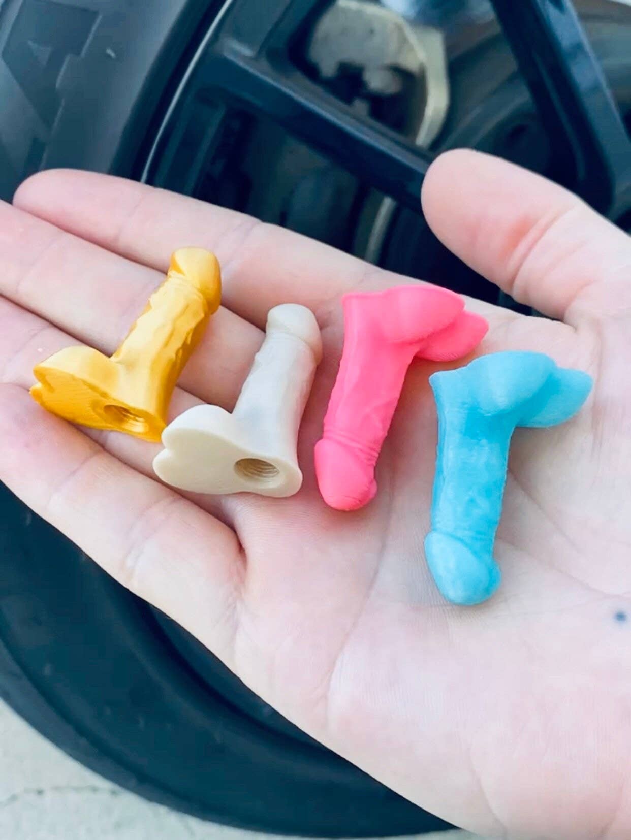 NumanPrints - Wholesale Gag Gift/Novelty Gift - Valve Stem Caps Gag Gift Stocking Stuffer D-Stem4