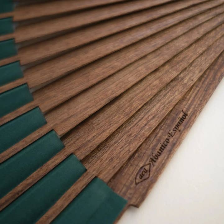 ràfega abanicos - Wholesale Handheld Folding Fan - Abanico Bosque6