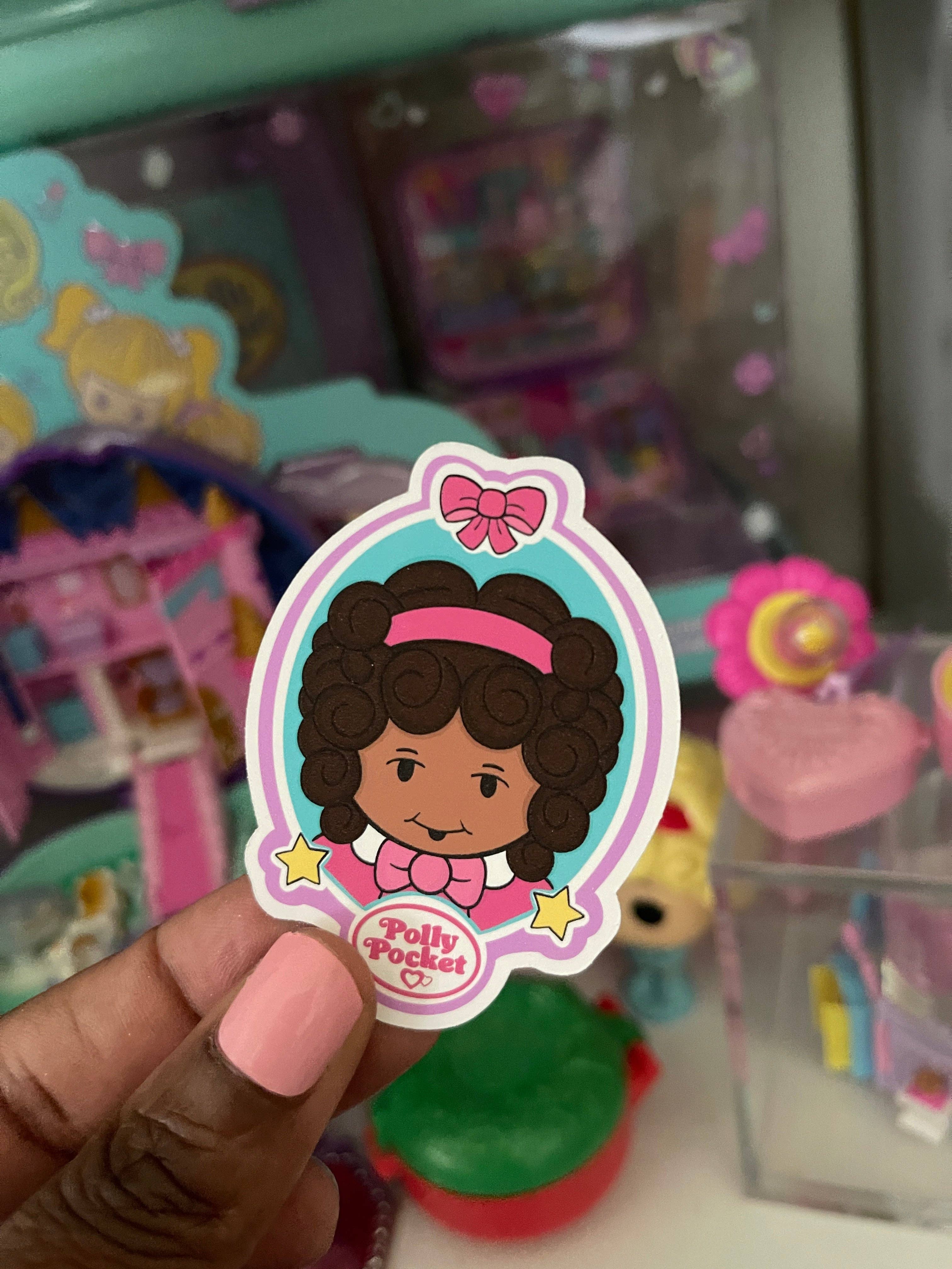 Kish B. Designs - Wholesale Sticker - Tiny World of Polly | Sticker Die Cut2
