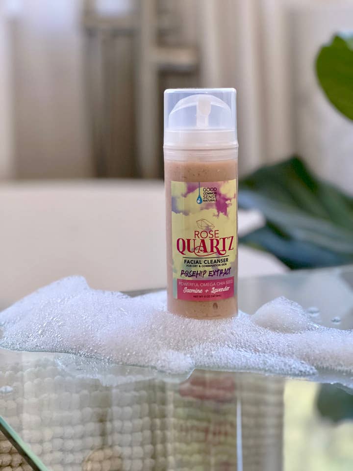 Rose Quartz Cleanser for wholesale by GOOD COMMON SENSE NATURALS