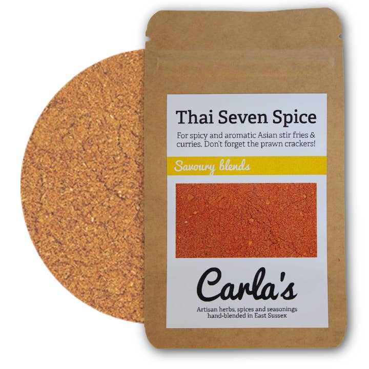 Carla's Thai Seven Spice Blend 35g for wholesale by Carla's Foods Ltd