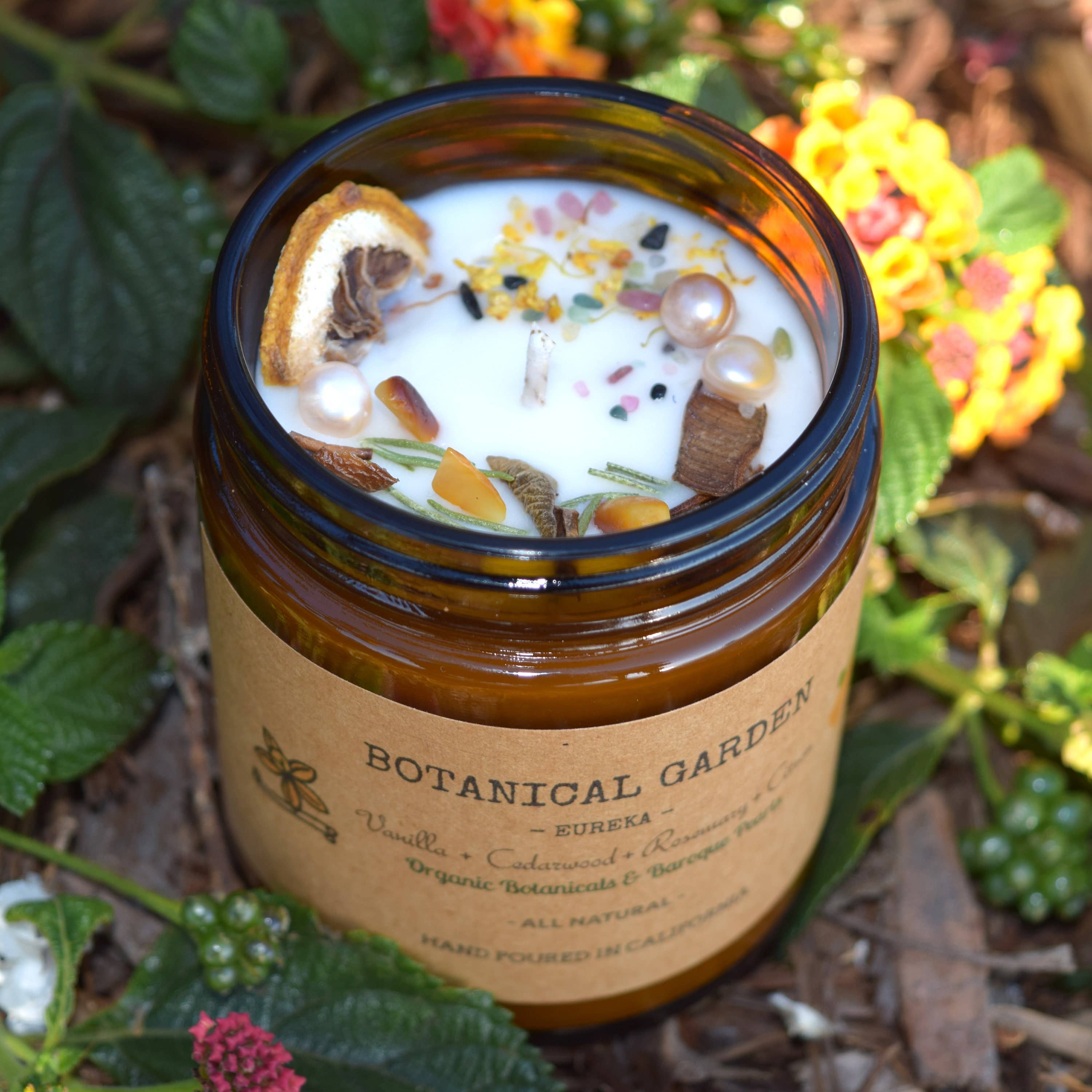 Madge - Wholesale Jar/Filled Candle - Organic Cedarwood Rosemary Aromatherapy Soy Candle0