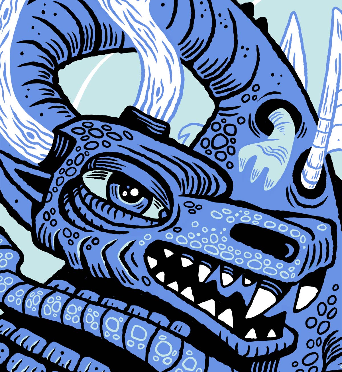 TIM LEE RABBIT RUN STUDIOS – wholesale Konsttryck – He Dragon screentryck 11 x 141