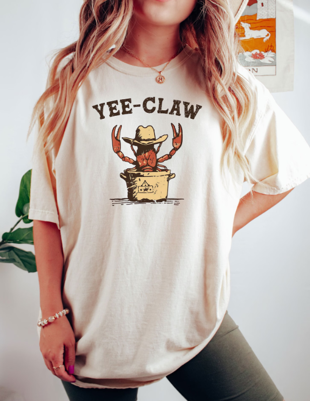 Eleven Fashion - Wholesale Tunic - Women's - Yee Claw Yee Haw Crab Shirt0