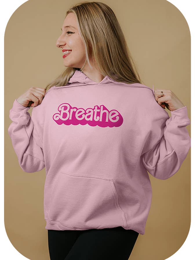 Breathe (Barbie) - Hoodie for wholesale by Self-Care Is For Everyone
