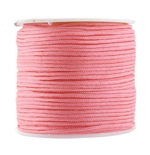 Mandala Crafts – wholesale Craft supplies – Mandala Crafts Nylon Satin Cord, Rattail Trim Thread for Chinese Knotting, Kumihimo, Beading, Macramé, Jewelry Making, Sewing42