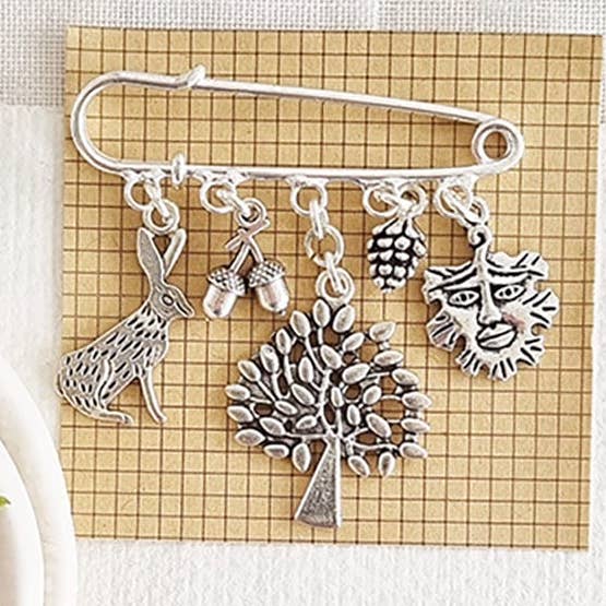 Woodland Swirl Pin Brooch for wholesale by Zamsoe