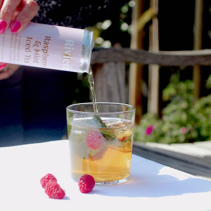 Riviera Iced Tea - Wholesale Iced Tea - Raspberry and Mint Iced Tea