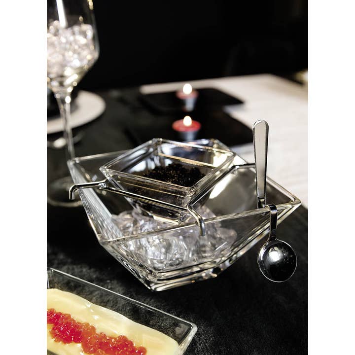 Barski - Wholesale Serve Bowl - Torcello Caviar Set, 5.625"W