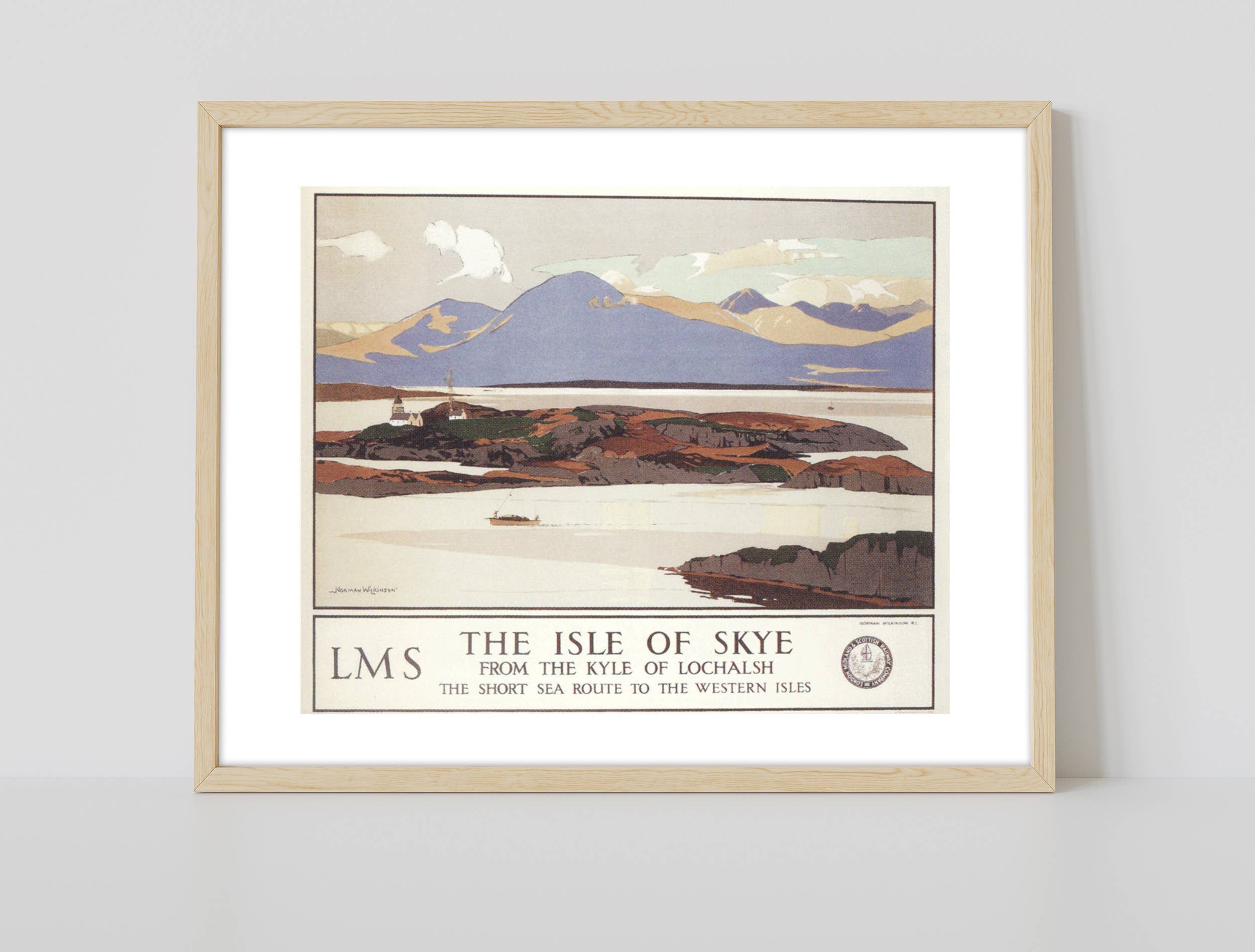 Star Editions - Wholesale Art Print - The Isle Of Skye, From The Kyle Of Lochalsh - Art Print1