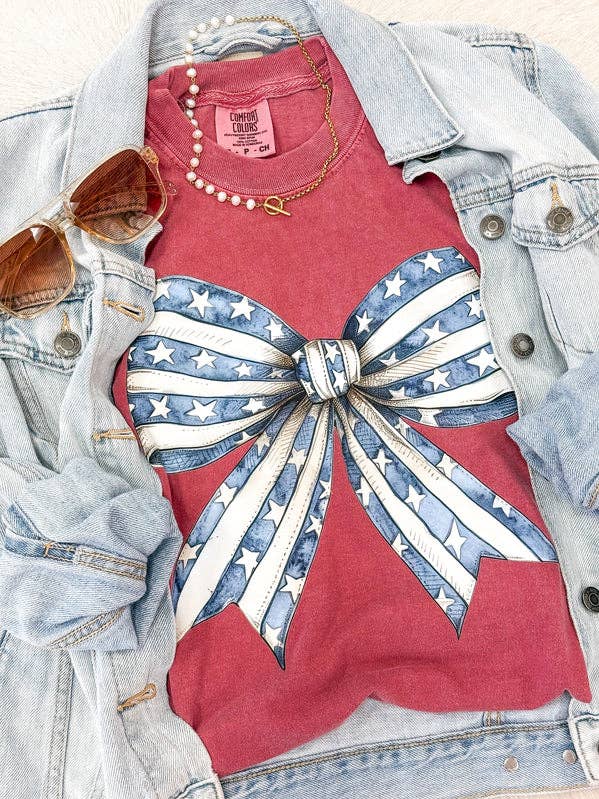 Blauwe Sterren Strik T-shirt voor wholesale door Hart and Hollow