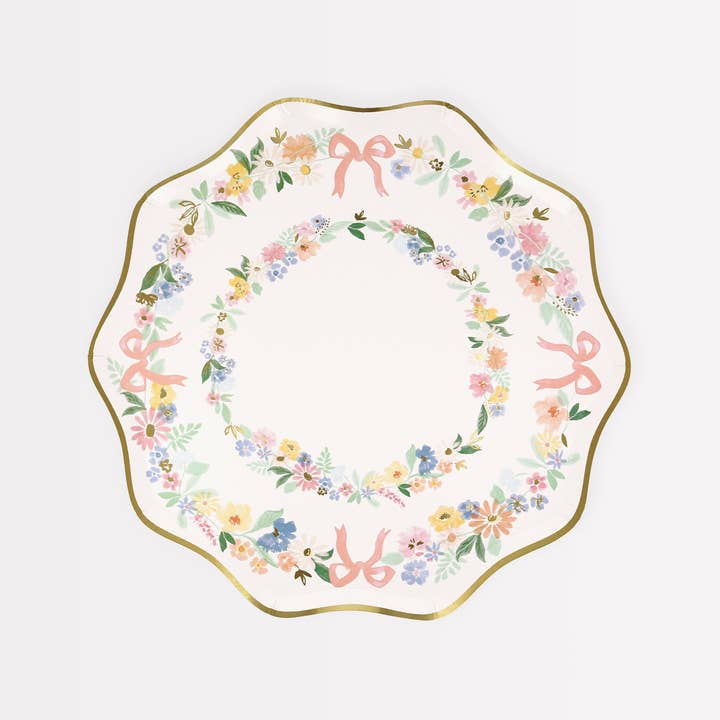 Elegant Floral Side Plates for wholesale by Meri Meri
