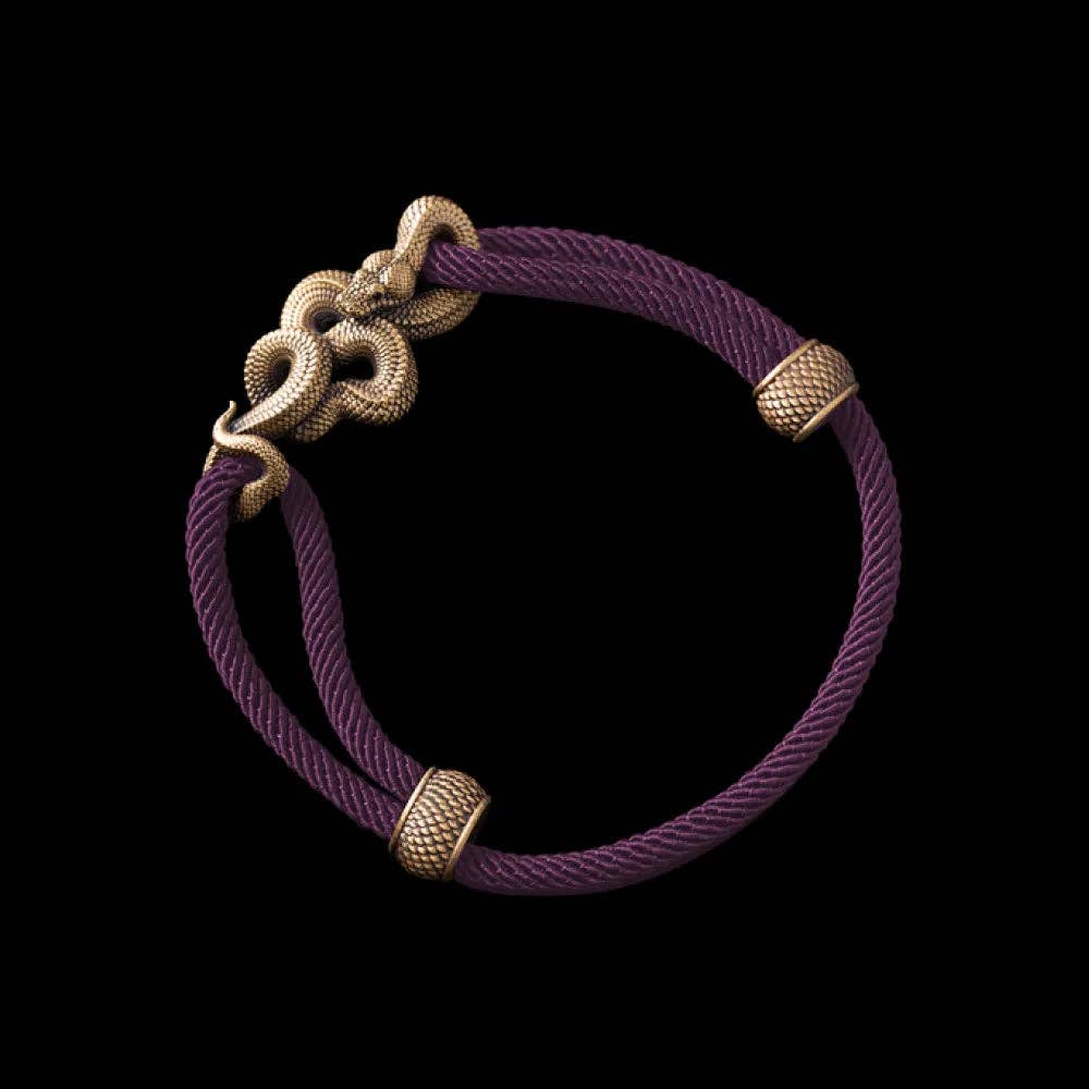 Coppertist.wu - Wholesale Woven/Braided Bracelet - Tree Boa Rope Bracelet - Brass5
