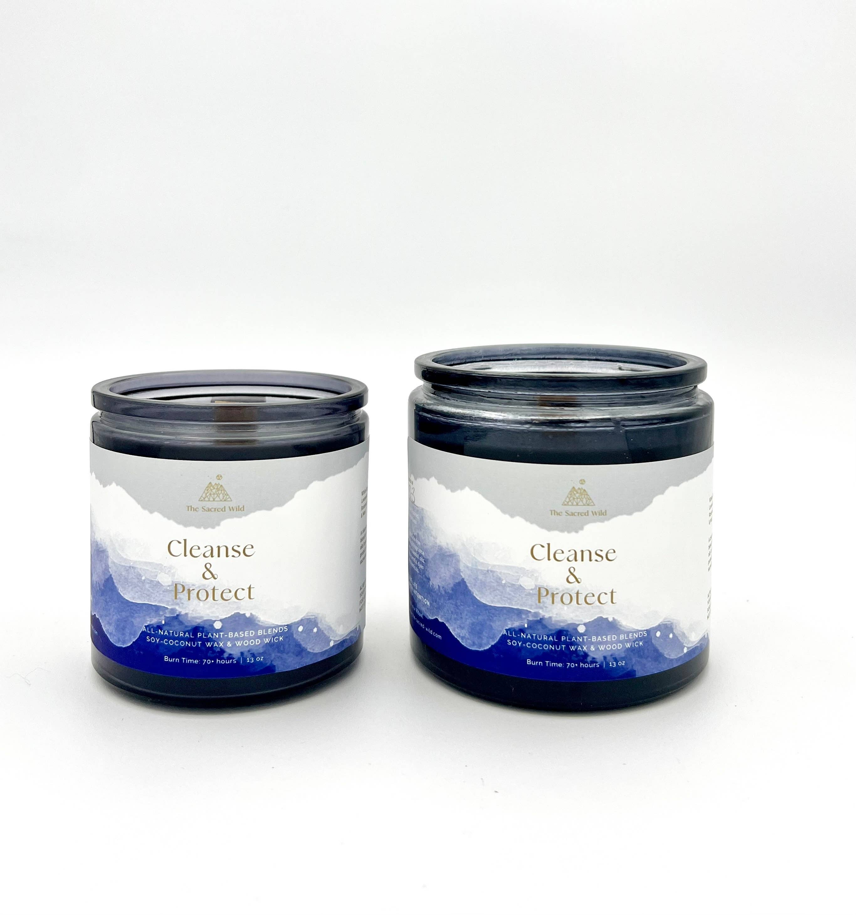 The Sacred Wild Candle Co - Wholesale Jar/filled candle - Cleanse and Protect Intention Candle
